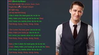 Thong Song Glee Lyrics