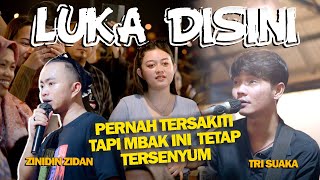 Download lagu LUKA DISINI - UNGU (LIVE NGAMEN) ZINIDIN  ZIDAN FT. TRI SUAKA mp3