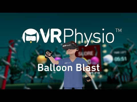 VRHealth - VRPhysio Balloon Blast - Demo Video logo