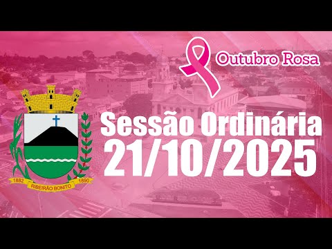 Sessão Ordinária - 21/10/2025 - Câmara Municipal de Ribeirão Bonito/SP