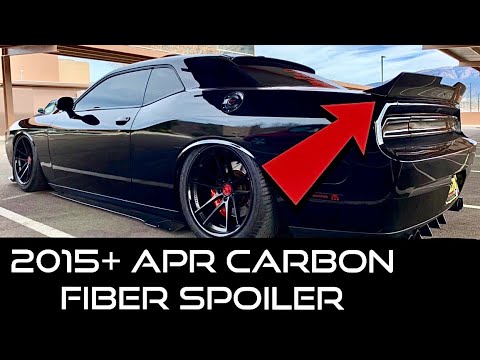 2015+ APR Carbon Fiber Spoiler On 2011 Challenger SRT