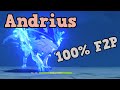 Andrius - Lobo del Norte (Wolf Of The North) - 100% F2P || Genshin Impact