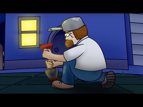 When Grave Buster eats it - Plants vs Zombies animation