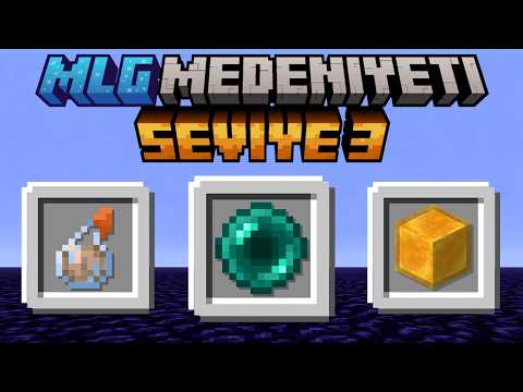 Minecraft ama MLG MEDENİYETİNDE Seviye Atlamaya Çalışıyorum...