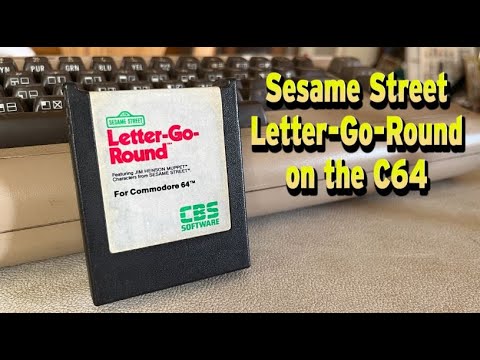 Sesame Street Letter Go Round on the C64