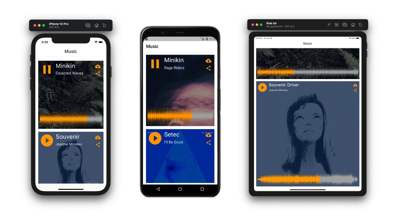 SoundCloud Audio Player For Flutter