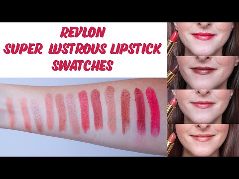 Revlon Super Lustrous Lipstick Swatches (new shades!)
