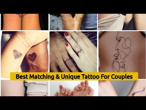Best Matching & Unique Tattoo For Couples #youtube  #coupletattoo #trendingtattoodesign