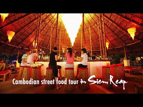 Live: Cambodian street food tour in Siem Reap柬埔寨街头美食之旅