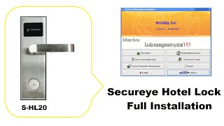 होटल लॉक कैसे इनस्टॉल करते है। How to Install Secureye Hotel Lock | S-HL20 |