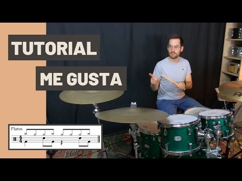 Cómo tocar ME GUSTA en BATERÍA – Rulo y la Contrabanda (TUTORIAL Español)