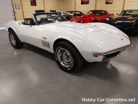 1969 White Corvette Stingray For Sale Video