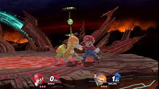 【スマブラSP】インクリングのローラーをガードから掴み
