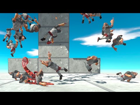 FALLING FROM SKY WOLVERILLA ARMY vs EVERY UNIT   Animal Revolt Battle Simulator