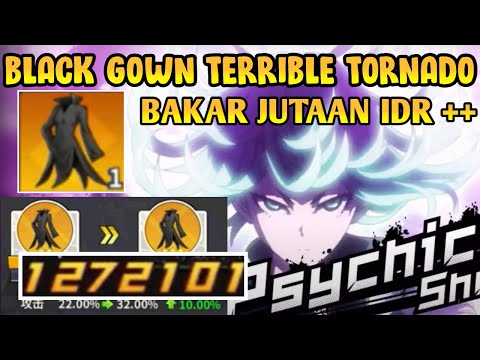 GACHA CLAW MACHINE TATSUMAKI TERRIBLE TORNADO BLACK GOWN (GAUN HITAM) - One Punch Man The Strongest