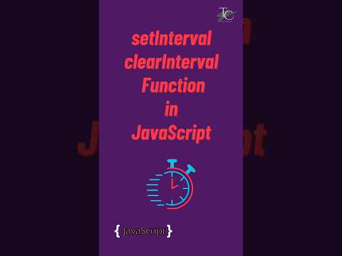 Setinterval And Clearinterval Function In Javascript Javascript Tutorial In 1 Minutes Coding