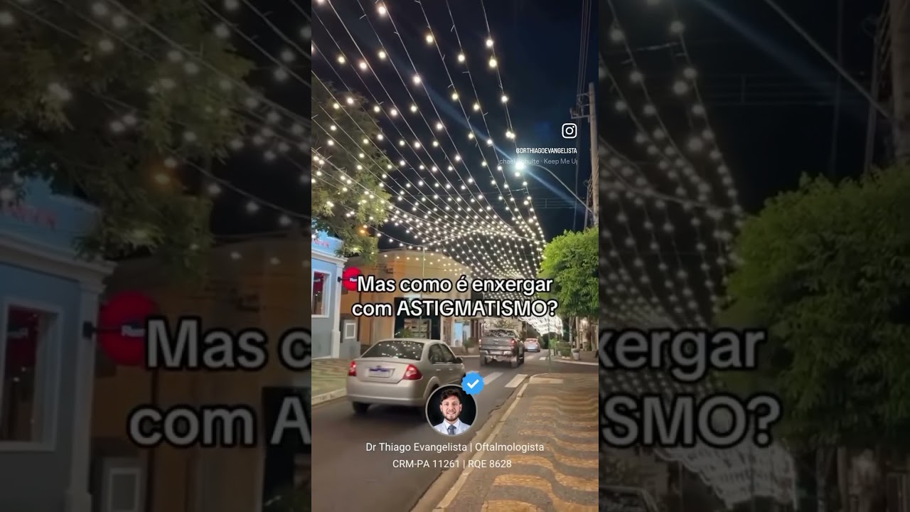 É assim que enxerga alguém com astigmatismo !!