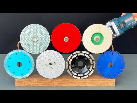 , title : '10 Amazing & Useful Angle Grinder Disc !!!'