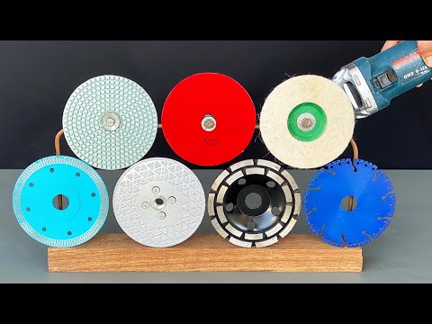 10 Amazing & Useful Angle Grinder Disc !!!