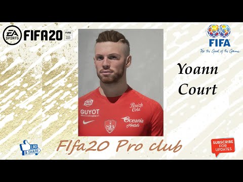 FIFA 20 Yoann Court Look alike in Stade Brestois // Fifa20 Pro club