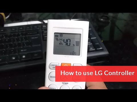 How to Use LG Controller for Split Type Aircon