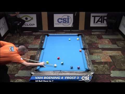 2014 CSI USBTC 10 Ball: Scott Frost vs Shane van Boening