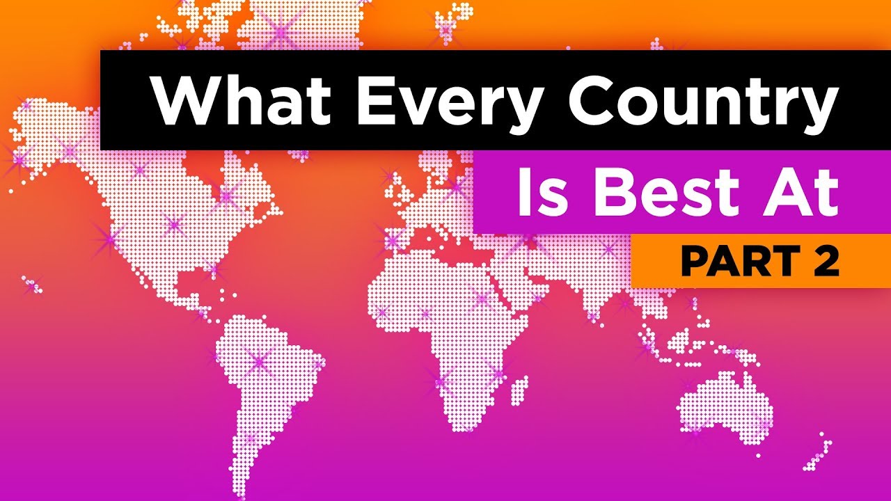 What Every Country in the World is Best At (Part 2)