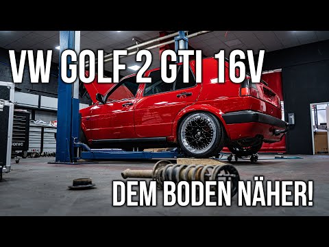 LEVELLA | VW Golf 2 GTI 16V | Closer to the ground! - H&R coilover kit + cradles