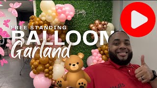 Decorate With Me | FreeStanding Ballon Garland Instal | EOE Designs