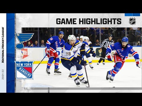 Blues @ Rangers 3/2 | NHL Highlight 2022