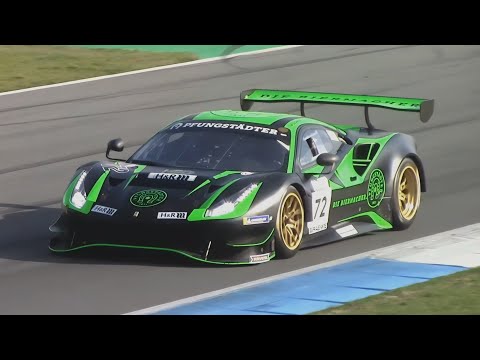 2020 Ferrari 488 GT3 EVO - Nice 3.9L Twin-Turbo V8 Sound!