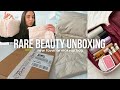 Rare Beauty Makeup Bag Unboxing + Organization ☁️ 💫 | Pack My Everyday Makeup Products | Marta Sofia