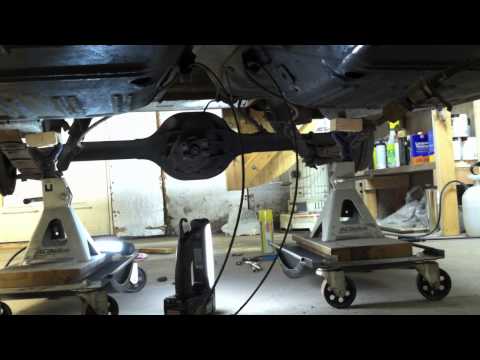 1966 Mustang Rear End Removal Time Lapse