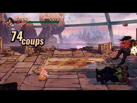 SHIVA Infinite combo Alternative skill Street of rage 4 (against DIVA and COMMISSIONER)