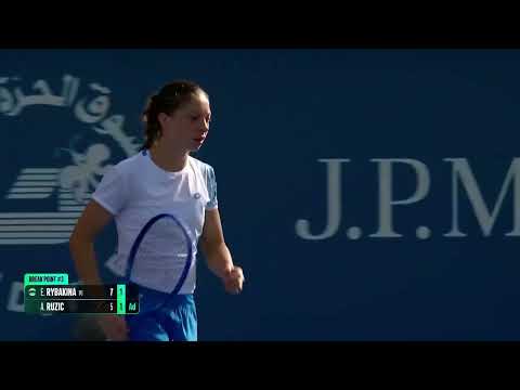 Highlights: Dubai R3 - Antonia Ruzic vs. Elena Rybakina - 2026 Dubai Duty Free Tennis Championships