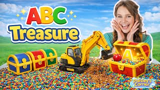 Learn ABCs for Toddlers | Alphabet Surprise Treasure Chests Toy | Toddler Time with Silly Miss Lily