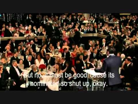 Golden Globe 2011 Ricky Gervais-English Subtitles
