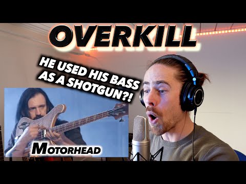 Motorhead - Overkill (live) FIRST REACTION! (HIS BASS AS A SHOTGUN?!)