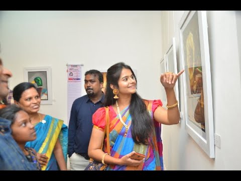 Opening Ceremony by Actress & Classical Dancer Mrs.Haripriya in Dessin Academy Art Exhibition