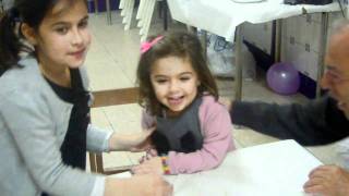 Abriendo los regalos