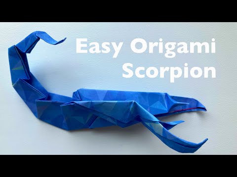 Easy Origami Scorpion Tutorial