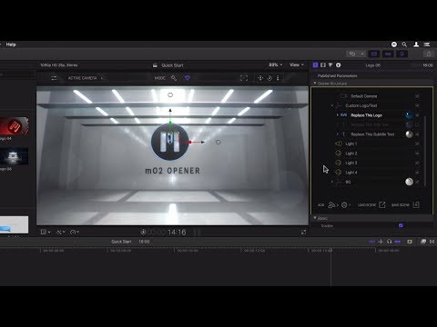 mO2 - UI and Basic Template Customization of the mO2 Final Cut Pro X and Apple Motion Plugin