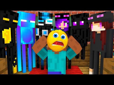 Monster School : ENDERMAN BREWING CHALLENGE - Minecraft Animation