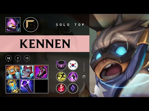 Kennen Top vs Yasuo - KR Master Patch 25.23