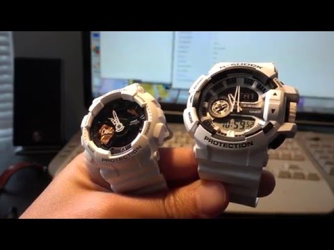 G-Shock Sizing for thin wrist: GA-400 vs. GMAS-110CW S-Series vs. Mudman