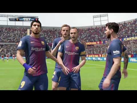 FIFA 18 ROAD TO DIVISION 1 PART 37 - BARCELONA VS ARSENAL - FIFA 18 Online Seasons Gameplay