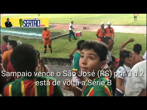 Sampaio vence o São José e volta a Série B