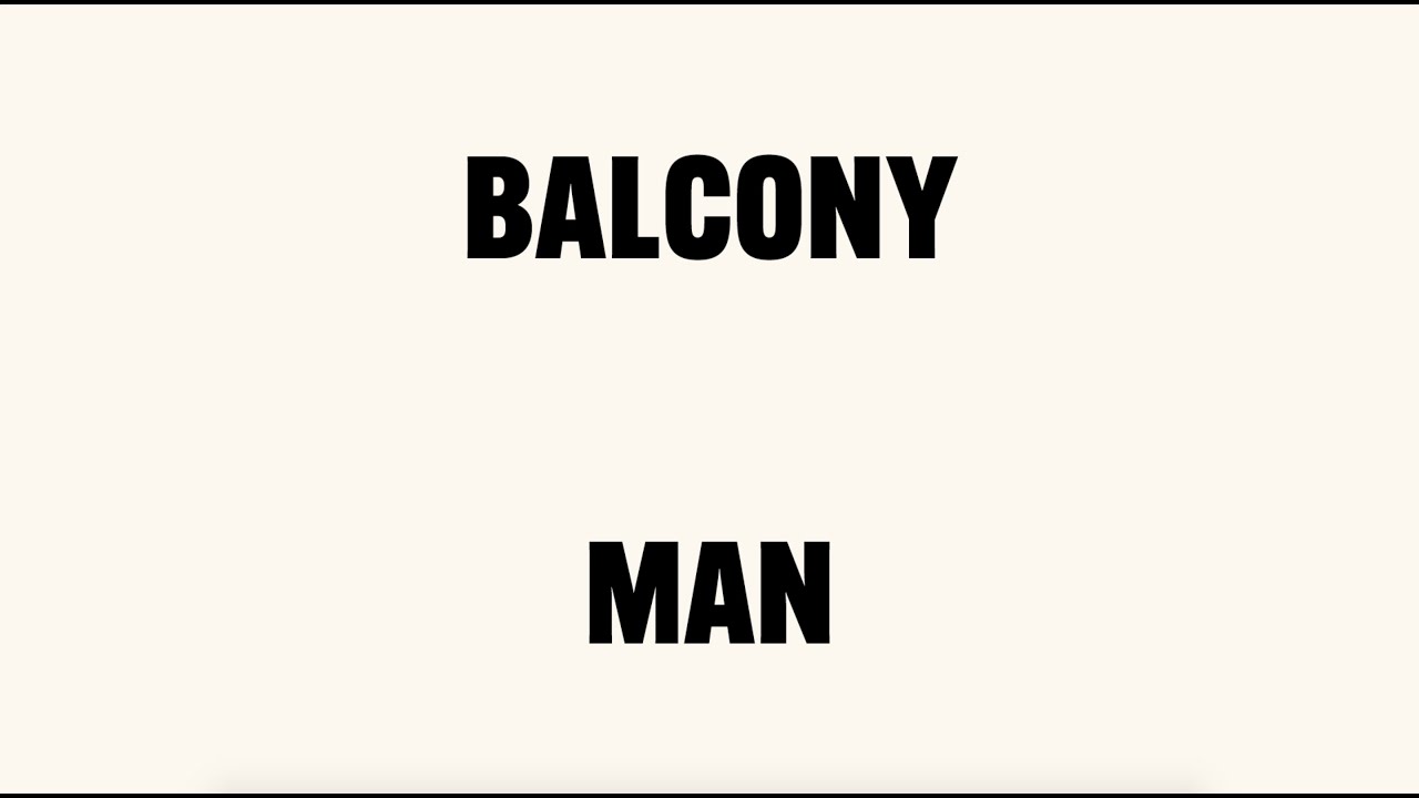 Nick Cave - Balcony Man