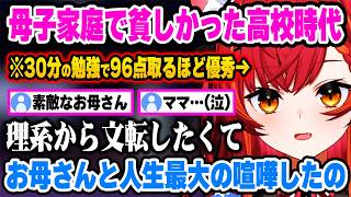 優秀だった学生時代にお母さんと大喧嘩して、大人になって"当時の本音"を聞いて大好きになったことを語るねこたつ【ぶいすぽ 切り抜き/猫汰つな】