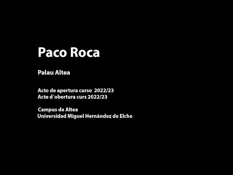 Vidéo de Paco Roca
